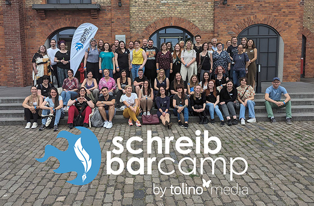 Gruppenfoto SchreibBarCamp by tolino media 2023